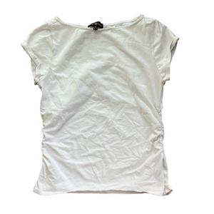 Almost Famous White Cap Sleeve Top